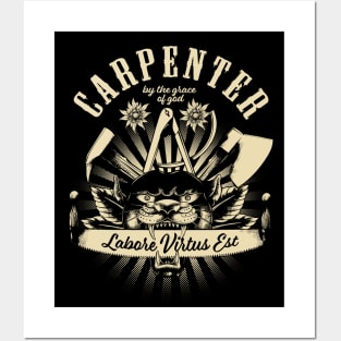 Carpenter Logo Patch Posters and Art